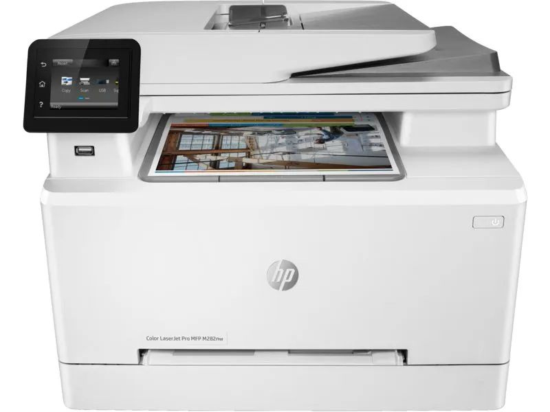 HP МФУ Лазерное Многофункциональное устройство Color LaserJet Pro M282nw MFP, белый, серый  #1