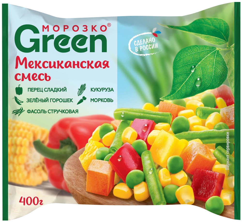 Смесь овощная МОРОЗКО Green Мексиканская замороженная, 400г  #1