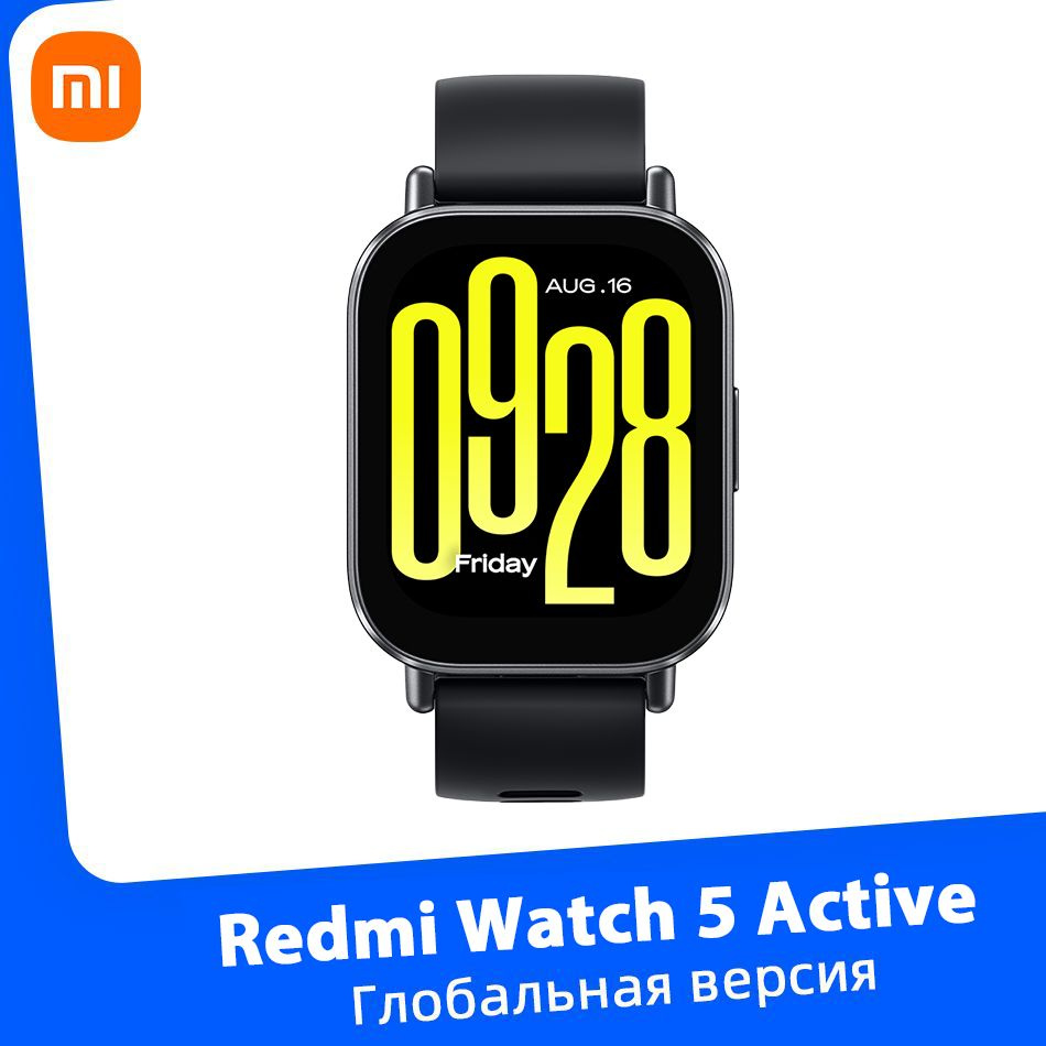 Xiaomi Умные часы Redmi Watch 5 Active Глобальная версия Умные часы Поддерживает телефонный звонок по #1