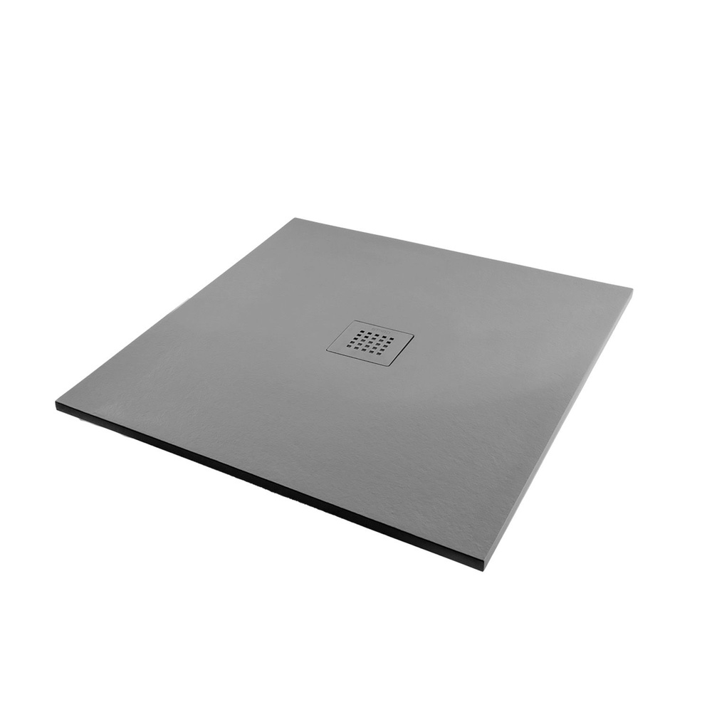 Душевой поддон, SOLID 80х80 GREY MATT, SOLID #1