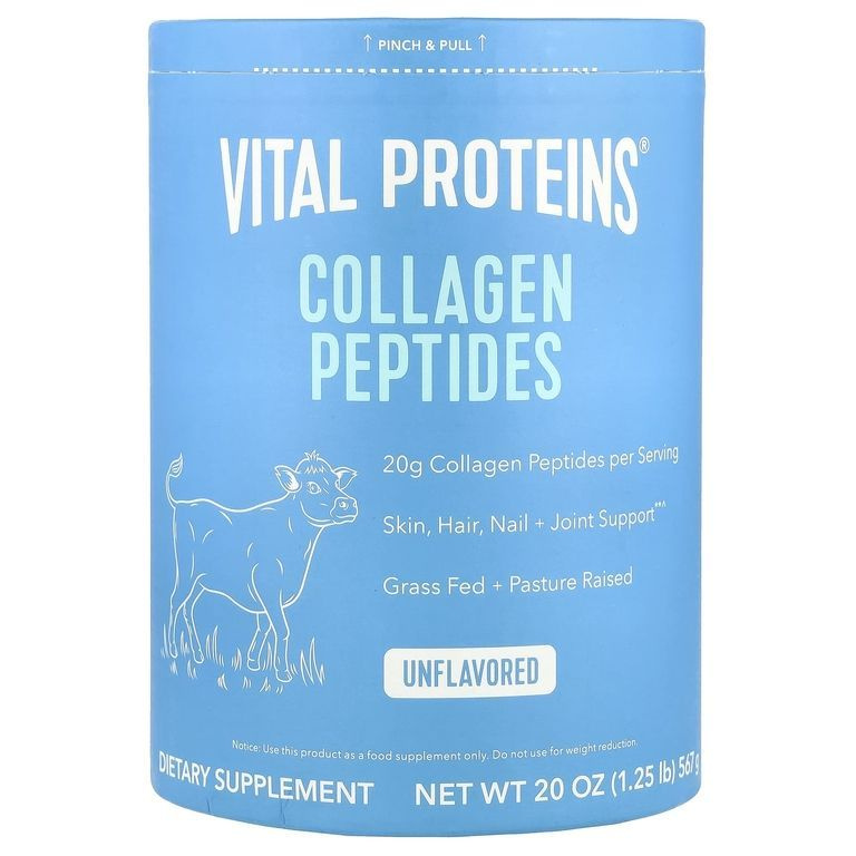 Vital Proteins, Collagen Peptides, Пептиды коллагена, порошок без ...