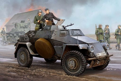 83812 Hobby Boss Немецкий бронеавтомобиль Sd.Kfz.221 Масштаб 1/35 #1