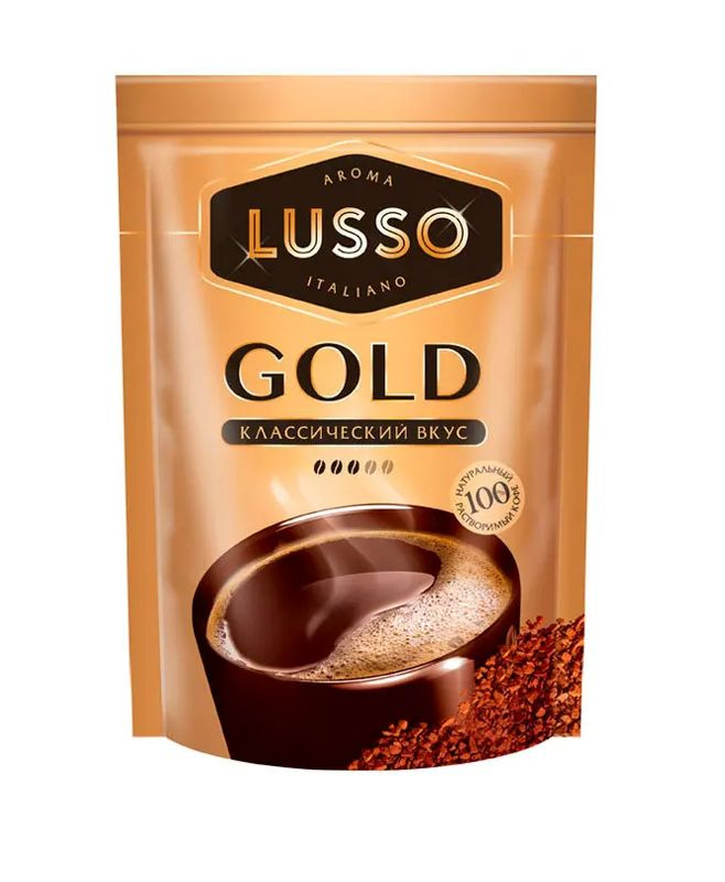 LUSSO Кофе растворимый Gold, 150 гр. #1