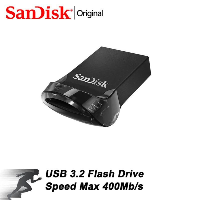 SanDisk USB-флеш-накопитель Ultra Fit SDCZ430-512G 512 ГБ, черно-серый #1