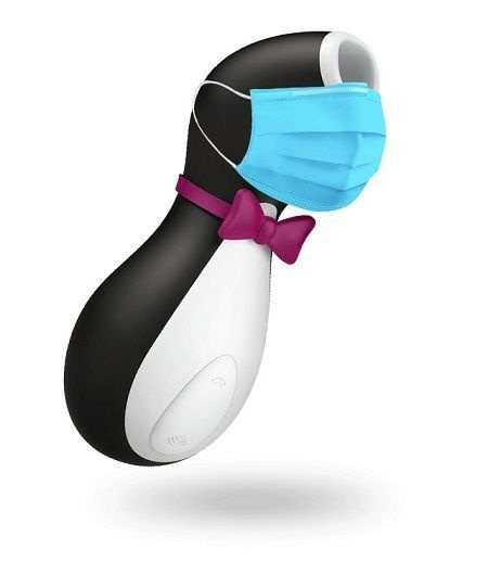 Вакуумный вибратор для стимуляции клитора и груди Satisfyer Penguin  #1