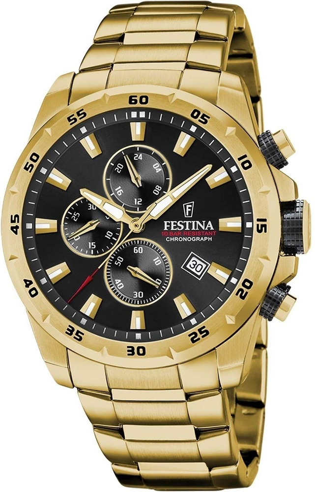 Festina Часы наручные Кварцевые Испанские кварцевые часы Festina Chrono Sport F20541/4 на браслете из #1