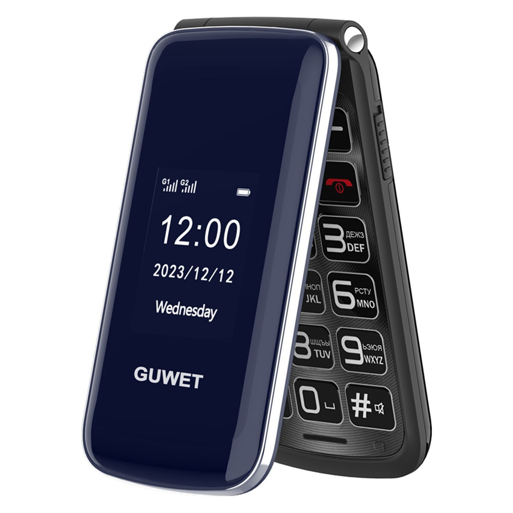 Мобильный телефон G739,Флип-телефон для пожилых людей.С русской ...
