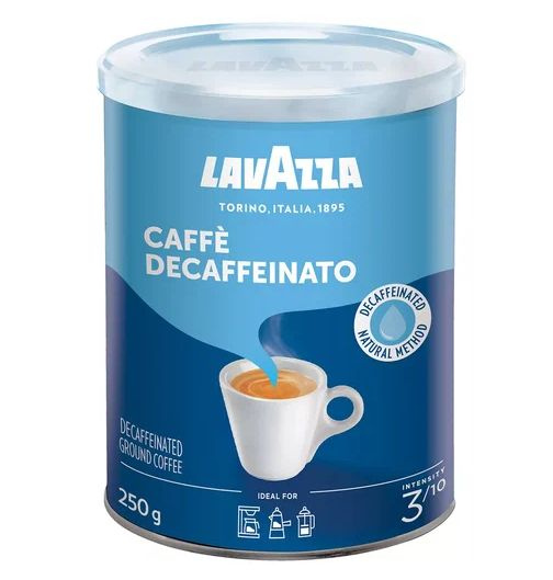 Кофе молотый Lavazza Caffe Decaffeinato, 250 гр. (ж/б) #1