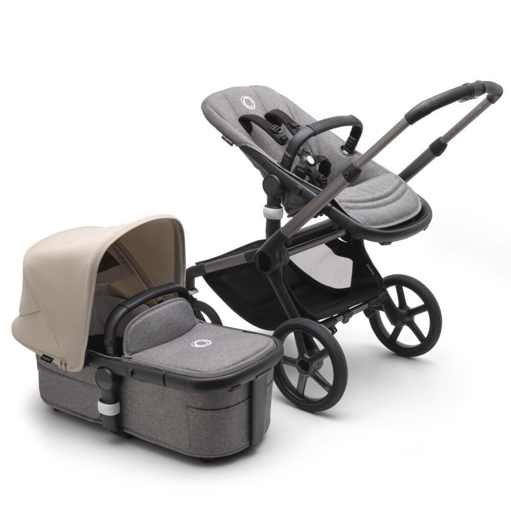 Коляска 2в1 Bugaboo Fox 5 Graphite/Grey Melange #1