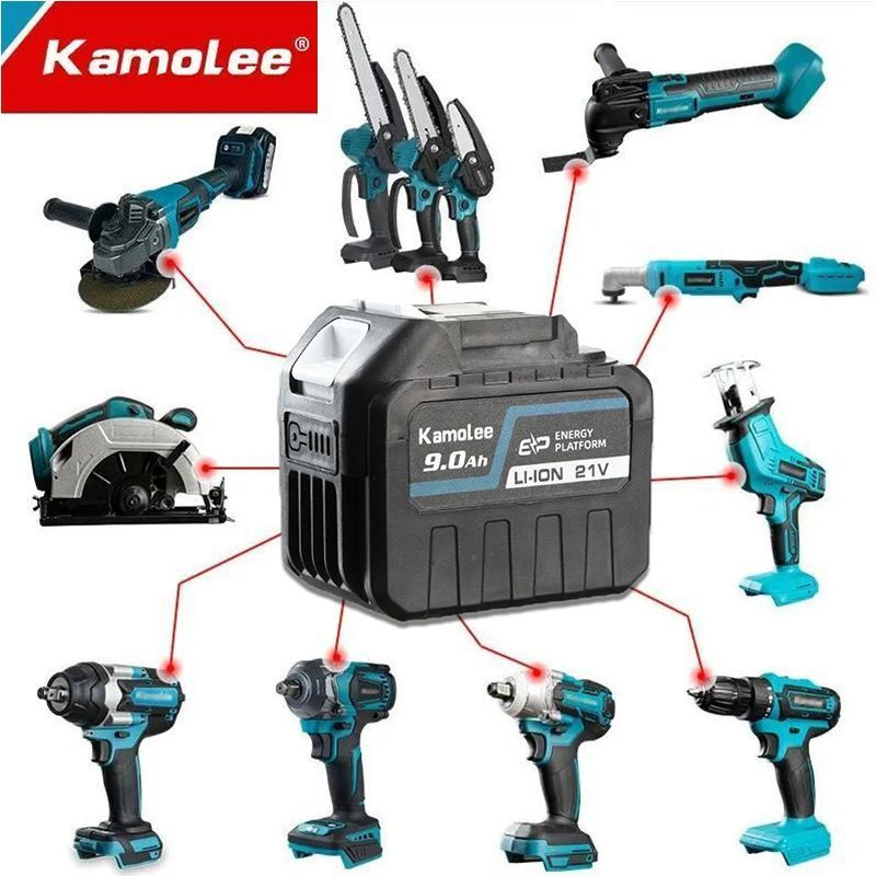 Kamolee Tool 21В 9000МАч Открытый Электроинструмент Литиевая Батарея  #1