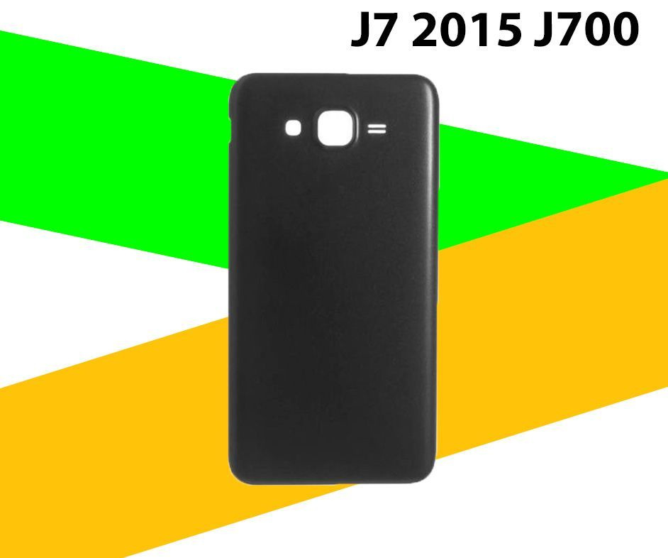 Задняя крышка для Samsung Galaxy J7 (2015) SM-J700F (черная) #1