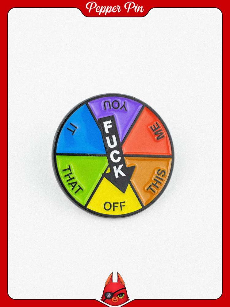 Металлическая брошь на одежду #1