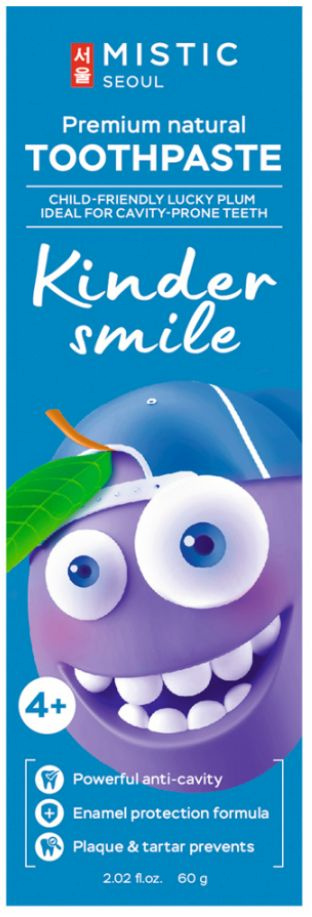 MISTIC Зубная паста Premium Natural Toothpaste Kinder Smile Lucky Plum ...
