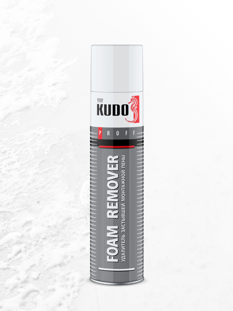 Удалитель / очиститель застывшей монтажной пены KUDO FOAM REMOVER 400, аэрозоль, 400 мл #1