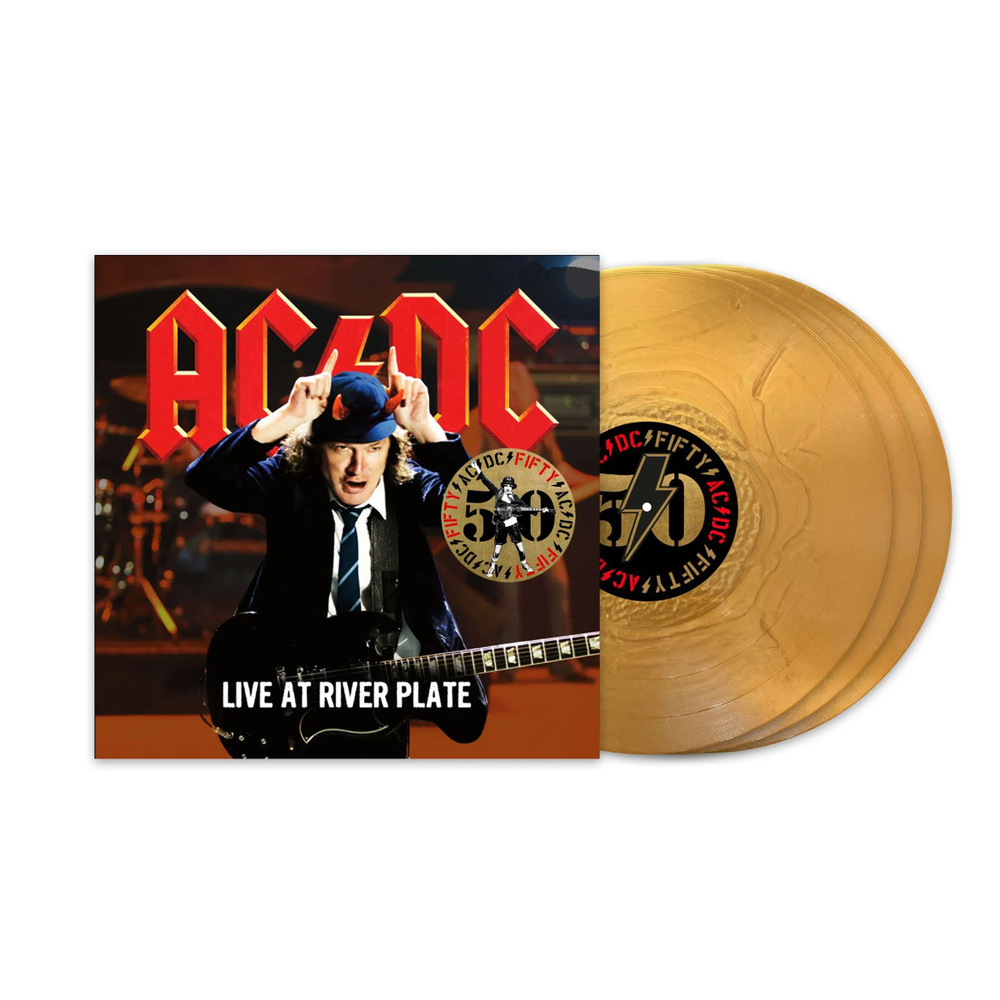 AC/DC - Live At River Plate 3-LP Gold 50th Anniversary Пластинка ...