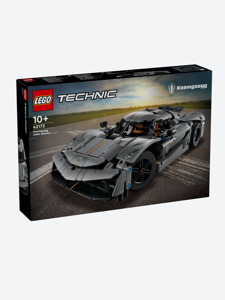 Конструктор LEGO Technic "Суперкар Koenigsegg Jesko Absolut Grey", возраст от 10+, 801 деталь, 42173 #1