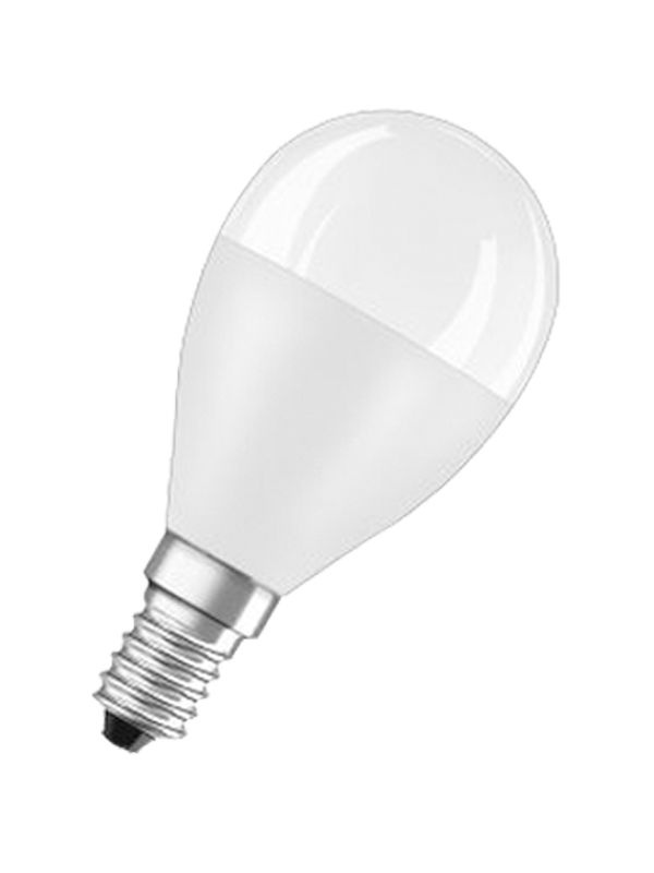 Светодиодная лампочка Osram 7 Ватт E14 холодный белый 6500K шар матовая, LED Value 865, 560лм 220-240V #1