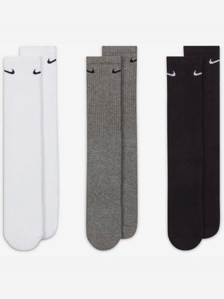 Носки Nike мужские, женские U Nk Everyday Cush Crew 3Pr, 3 пары #1