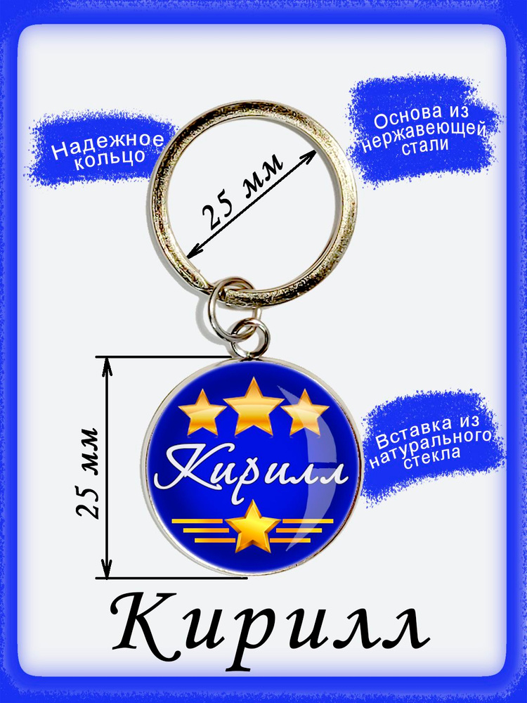Брелок "Кирилл" #1