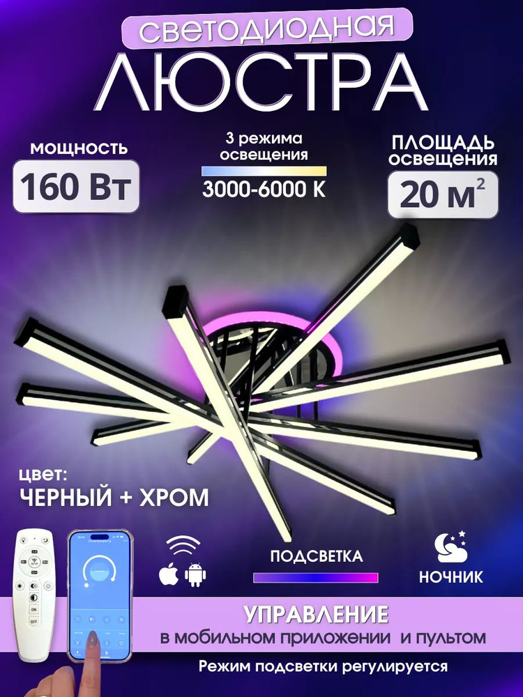 Люстра, LED #1