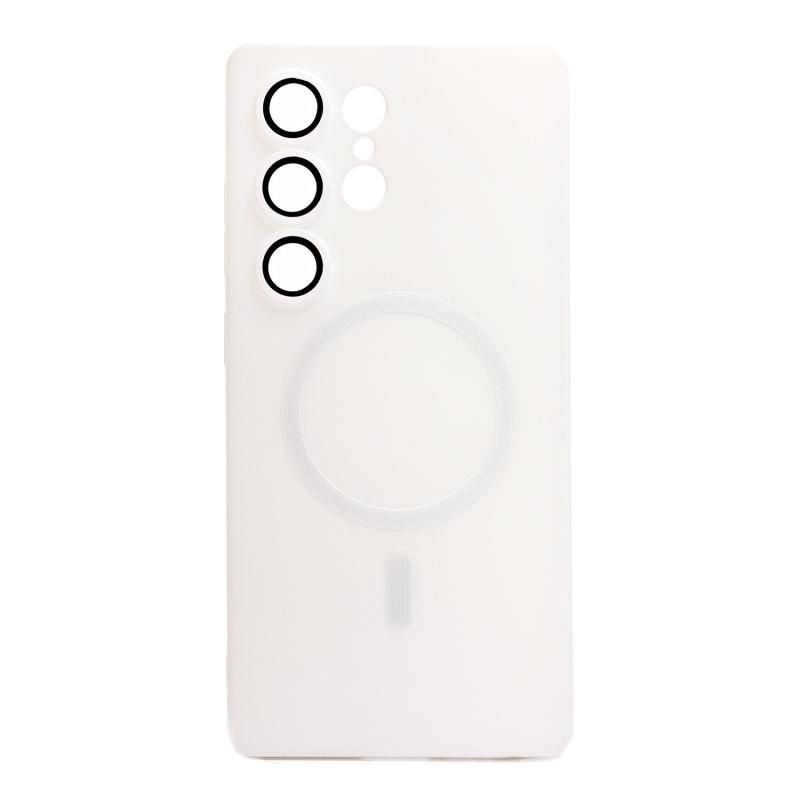 Чехол для Samsung SM-S938B (Galaxy S25 Ultra) силиконовый Matte MagSafe <белый> #1