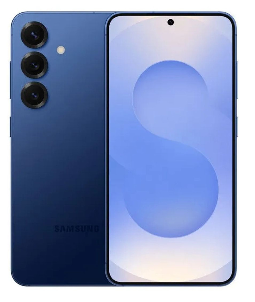 Samsung Смартфон Samsung Смартфон Galaxy S25 5G  （Двойная карта） 12/256 ГБ, Nano-SIM, синий, лазурный #1