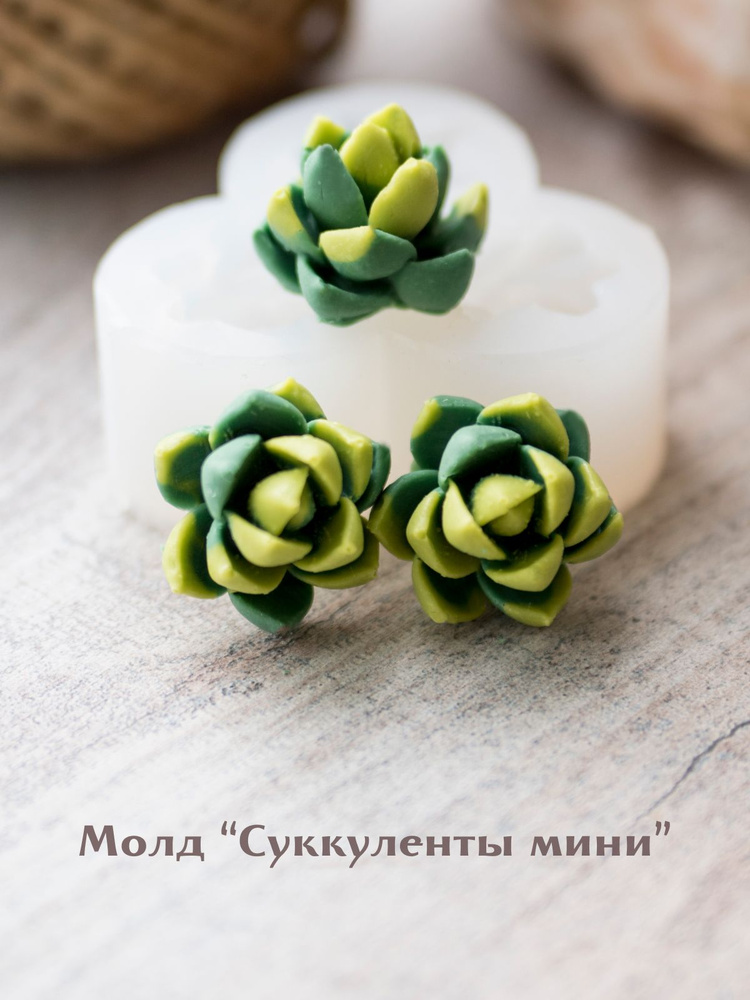Молд Суккуленты мини #1