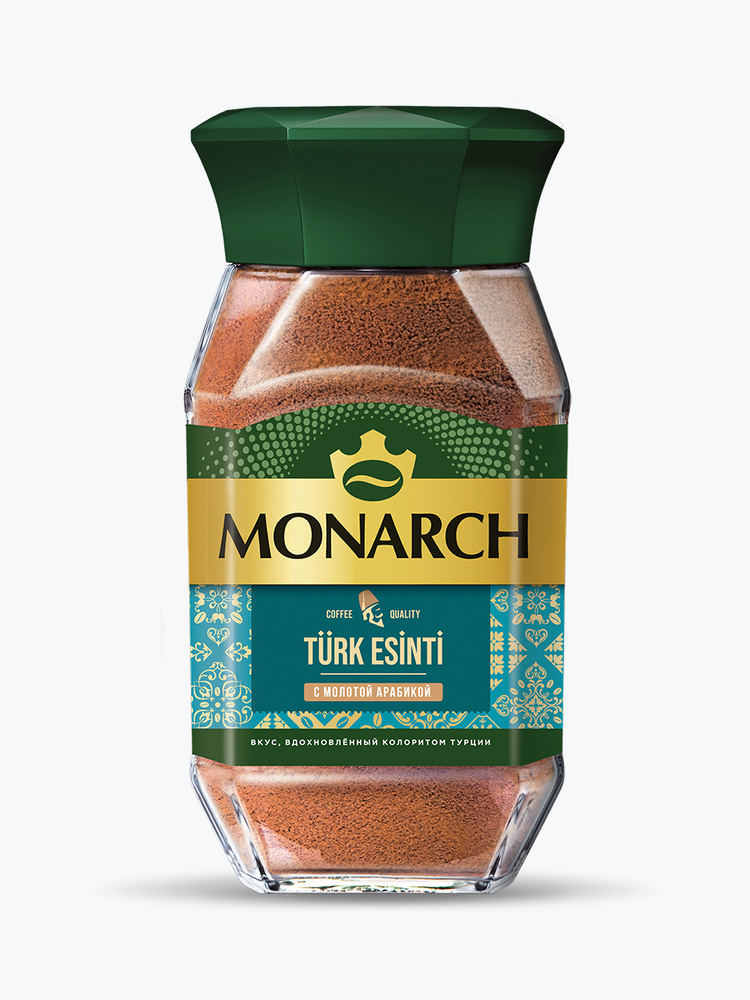 Кофе растворимый Monarch Турецкий Бриз с молотой арабикой, 90 г #1