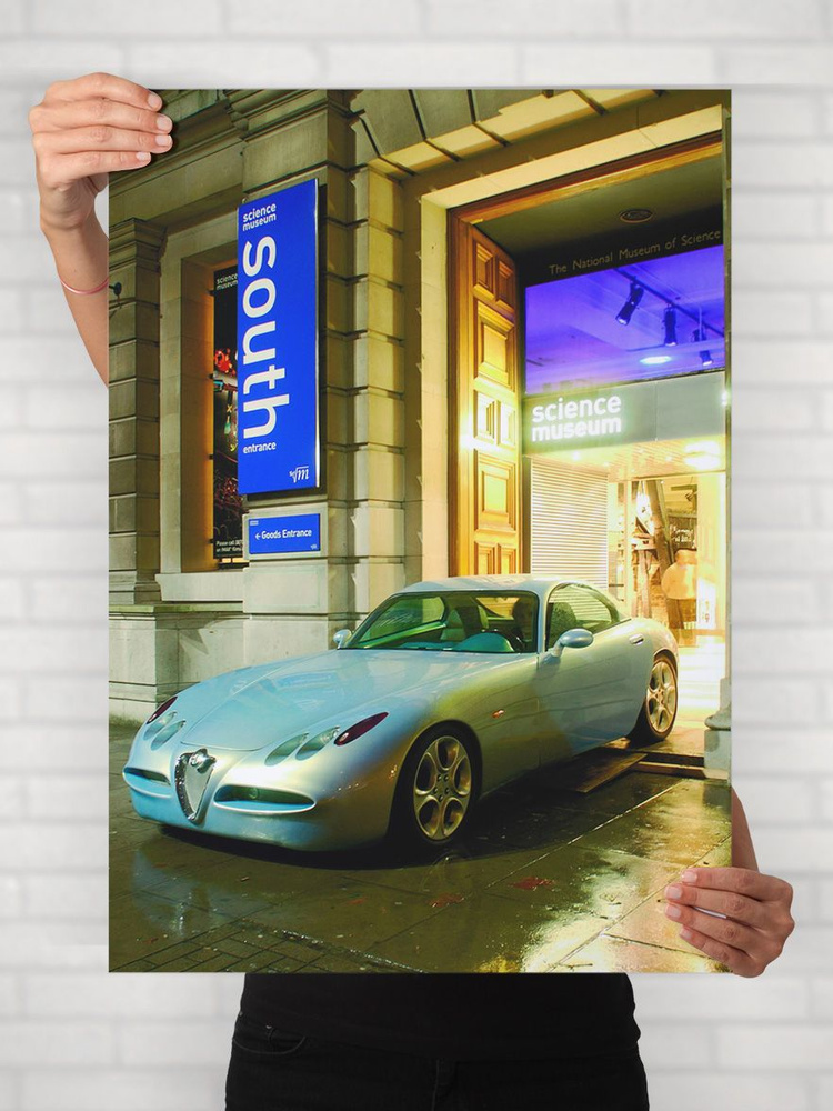 Плакат на стену для интерьера Легенды Авто (Альфа Ромео Нувола - Alfa Romeo Nuvola) - Постер по машине #1
