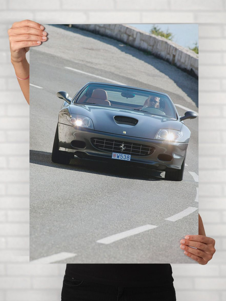 Плакат на стену для интерьера Легенды Авто (Феррари Суперамерика - Ferrari Superamerica) - Постер по #1