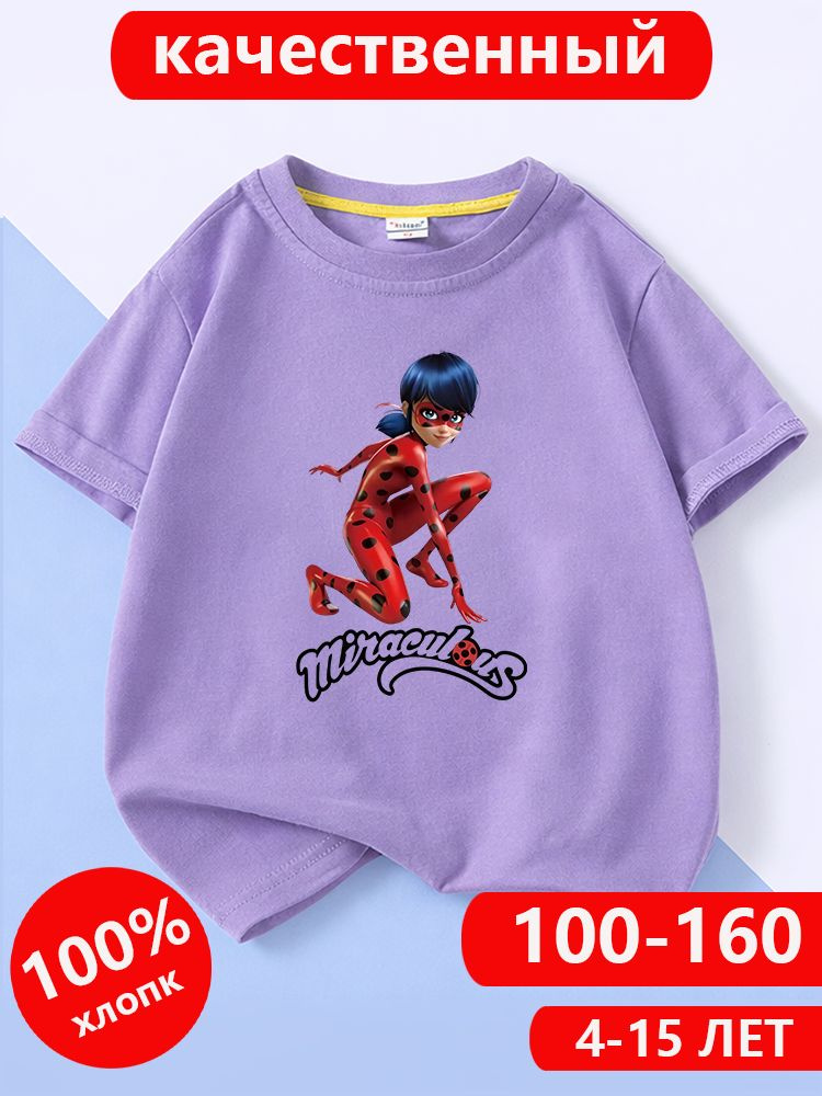 Футболка Joyfulsm Miraculous Tales of Ladybug Cat Noir #1