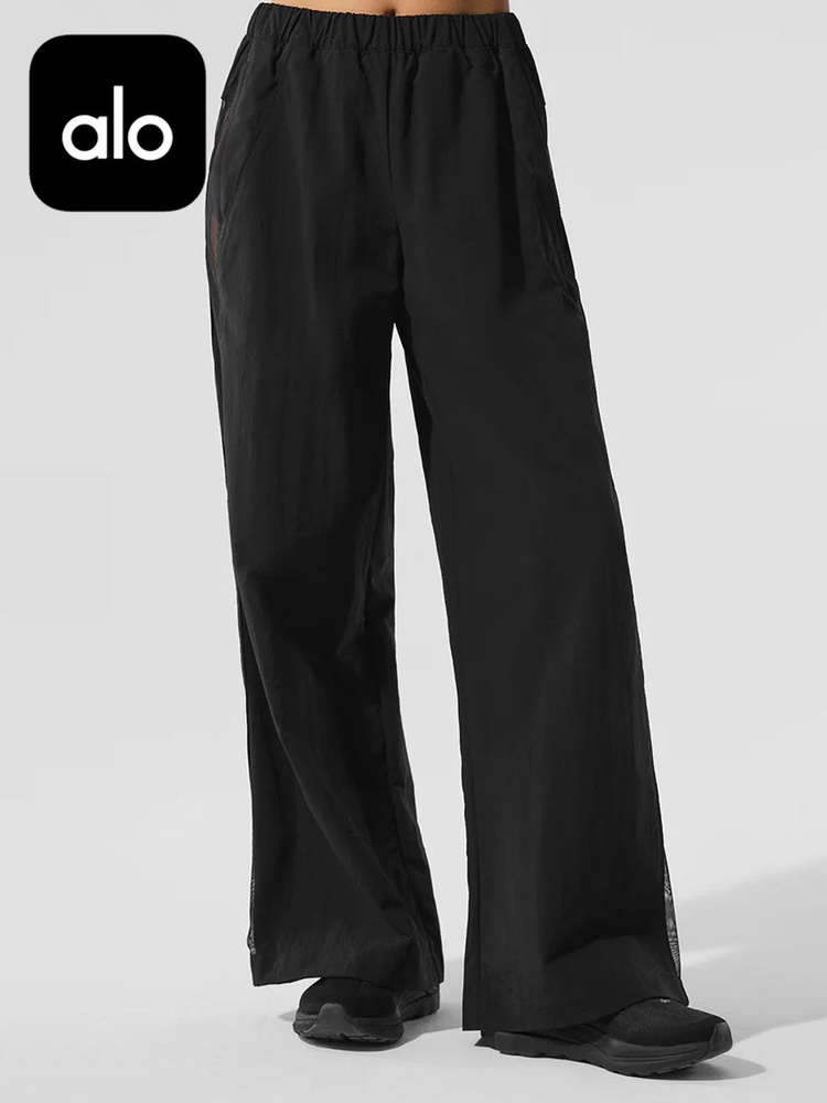 Брюки Alo Yoga High-Waist Origin Wide Leg Track Pant #1