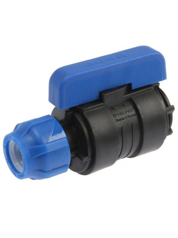 Кран шаровой ПНД Valfex d63х2", внутренняя резьба, цанга #1