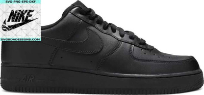 Air force 1 black size 8 best sale