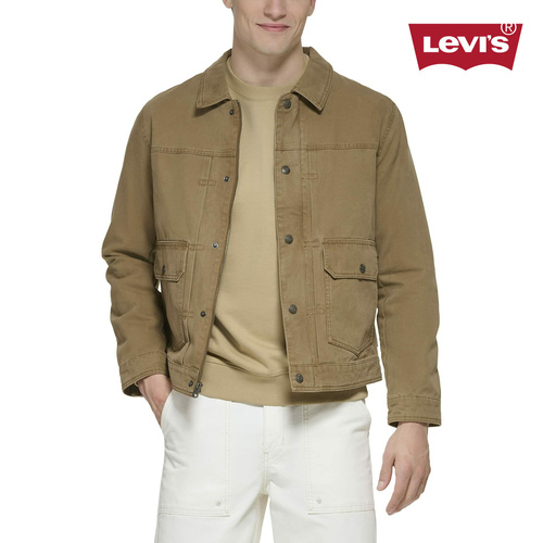 Levi's khaki trucker on sale jacket