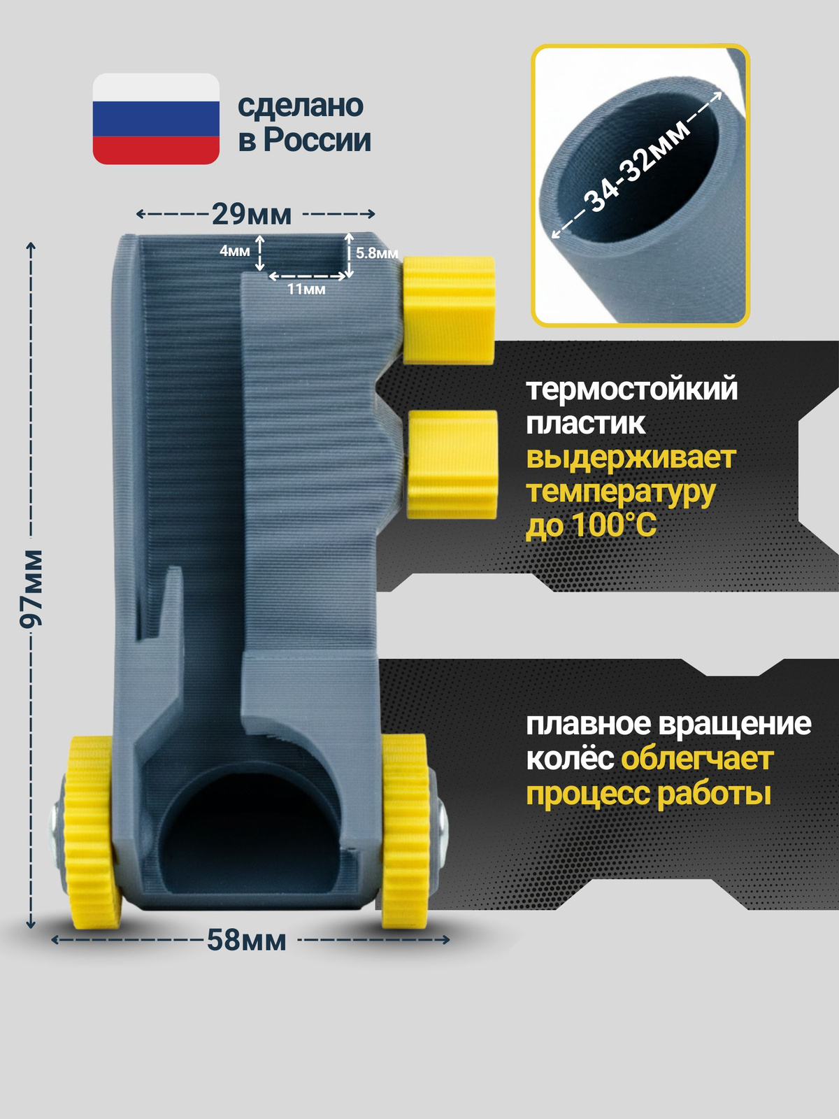 Пылеотвод для УШМ — Держится крепко