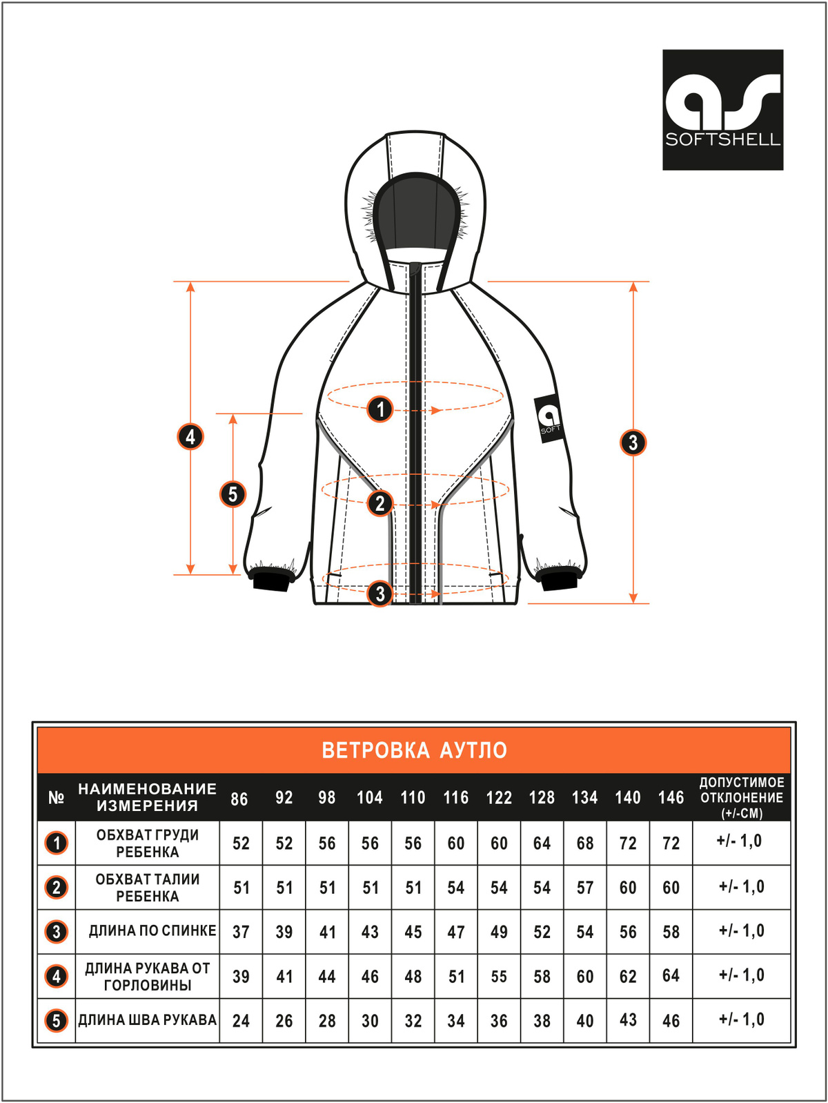 Удобная ветровка для мальчика и для девочки из материала Softshell (Софтшелл) станет универсальным вариантом как для городских условий, так и для активного отдыха в осенне-весенний период, а также прохладные дни лета.  Softshell - это практичный, тактильно мягкий материал, который надежно защитит от проникновения ветра и влаги, с мембранный слоем 3000/3000.   Ветровка прямого кроя. Рукав-реглан для свободы движений. Втачной капюшон и низ рукавов окантованы фирменной эластичной резинкой. Эластичный подвижный манжет для дополнительной защиты от ветра. Воротник-стойка.   Эта модель имеет два боковых кармана без молнии, что обеспечивает большую свободу движений и удобство для ребенка. Также это помогает сделать ветровку более легкой и комфортной для активных игр на свежем воздухе.  Светоотражающие элементы для пассивной безопасности.  Рекомендованный температурный режим от +5С до +20С (необходимо учитывать нижние слои одежды, степень активности ребенка, климатические условия региона).