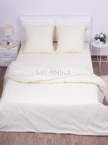 Простыня 2-х спальная 200x217 поплин актив Milanika Малахит