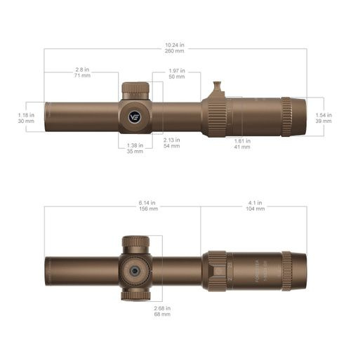 Оптический прицел VECTOR OPTICS FORESTER 1-5X24 GENII COYOTE