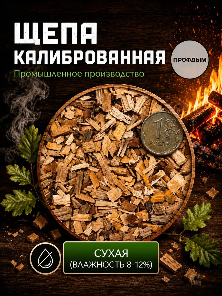 Щепа для копчения /набор щепы: ольха, яблоня, вишня, дуб, бук, груша, вариант, фото 3