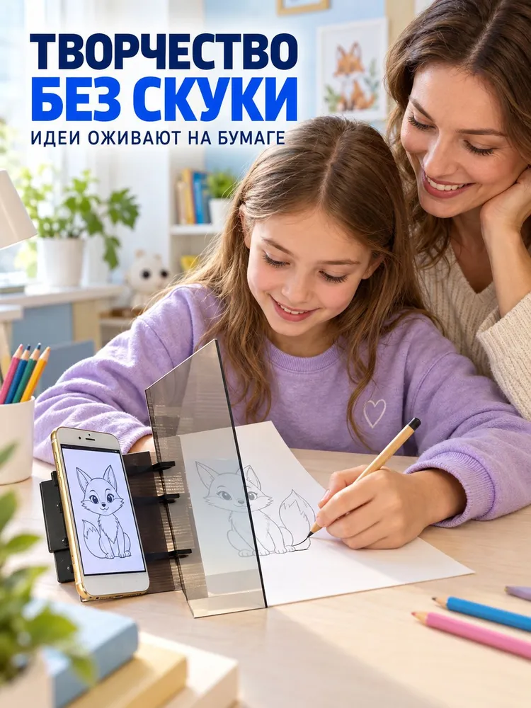 Детская проекционная доска для копирования рисунков, проектор для рисования, доска для рисования, скетч, зер, вариант, фото 2
