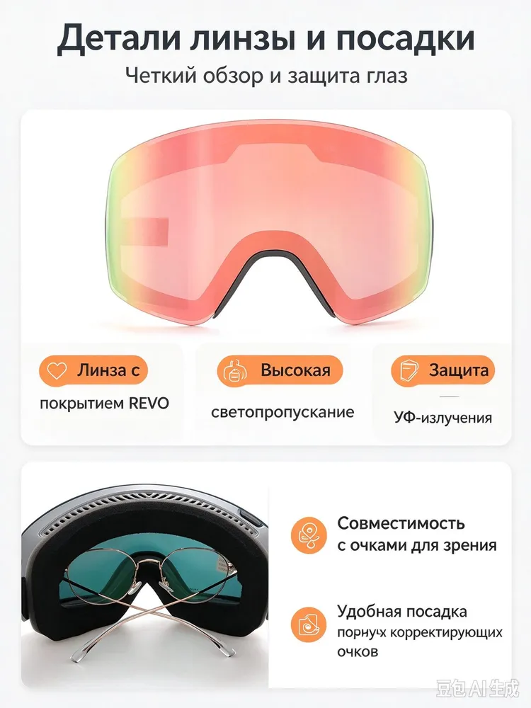 Маска горнолыжная, вариант, фото 4