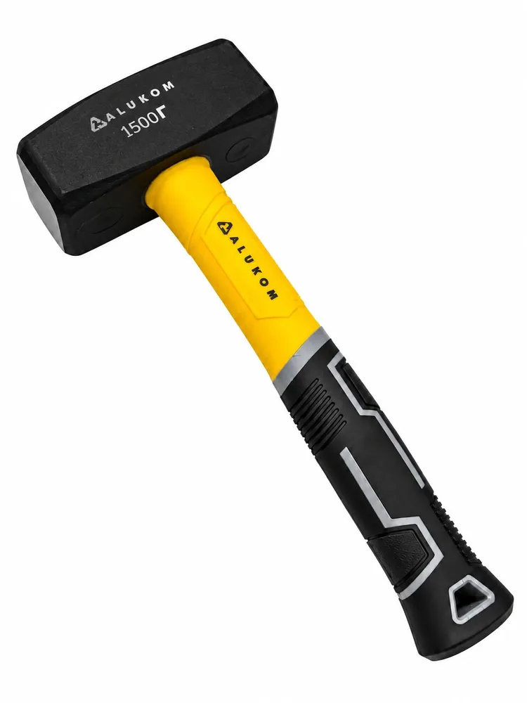 Кувалда 1500 гр ALUKOMTOOLS, 1,5 кг, фото 6