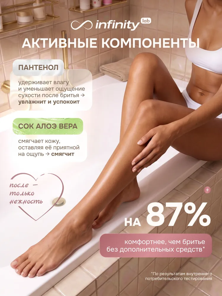 Гель для бритья женский INFINITY Foamie. Sandalwood., вариант, фото 4