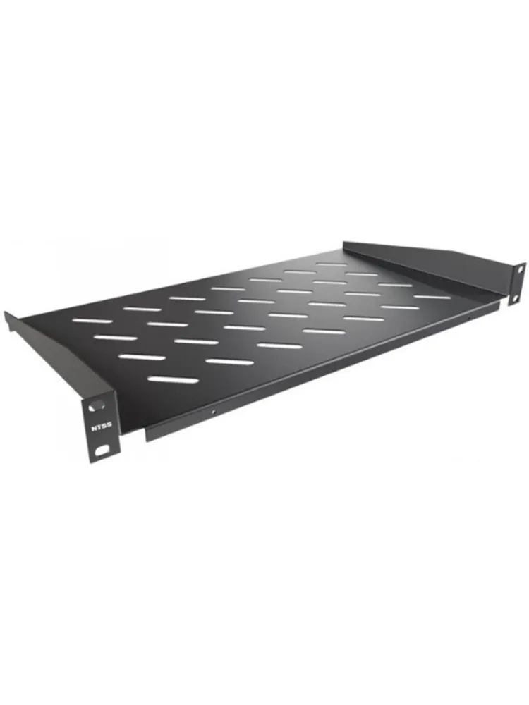 Полка стационарная NTSS NTSS-FF-350-BL 2U нагр.:20кг. 19" 350мм черный, 20 кг, фото 3