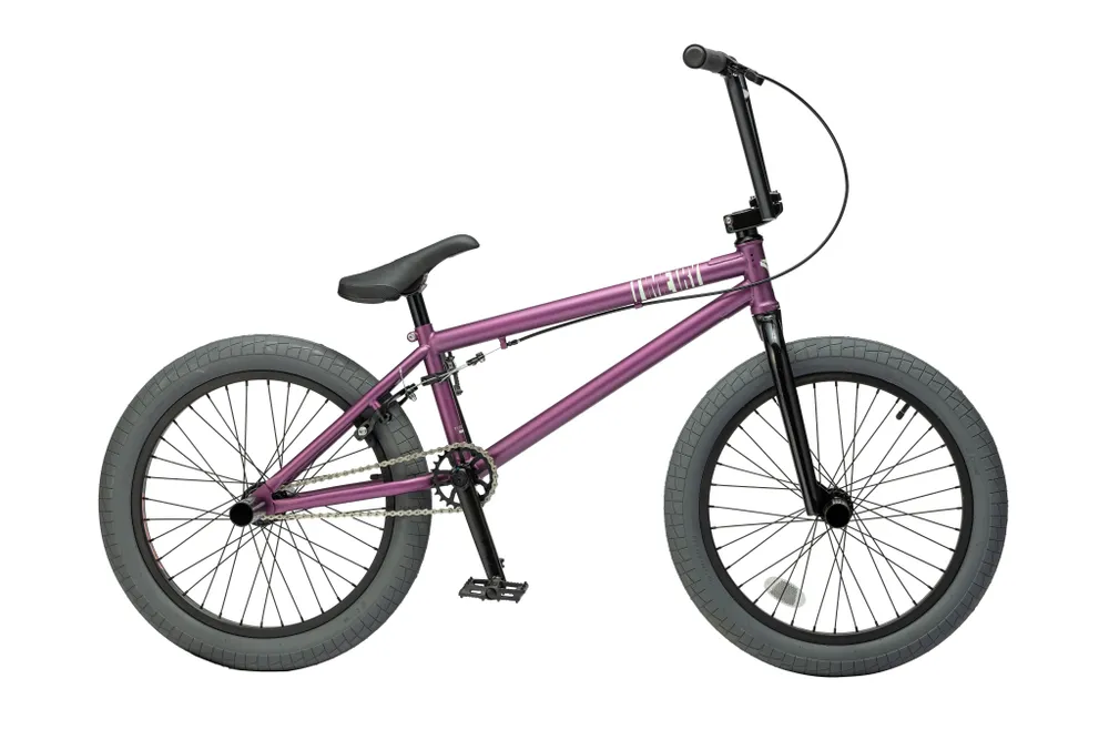 Велосипед BMX TimeTry TT294 трюковый, 1ск, вилка сталь, Фиолетовый, на рост 130-180 см., фиолетовый, фото 4