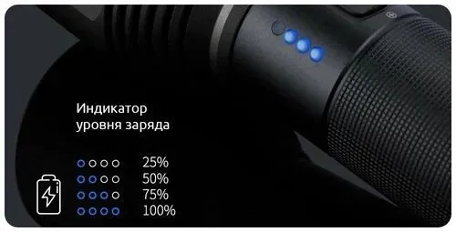 Фонарь Xiaomi NexTool Outdoor Strong Light Flashlight NE20322 (черный) #10