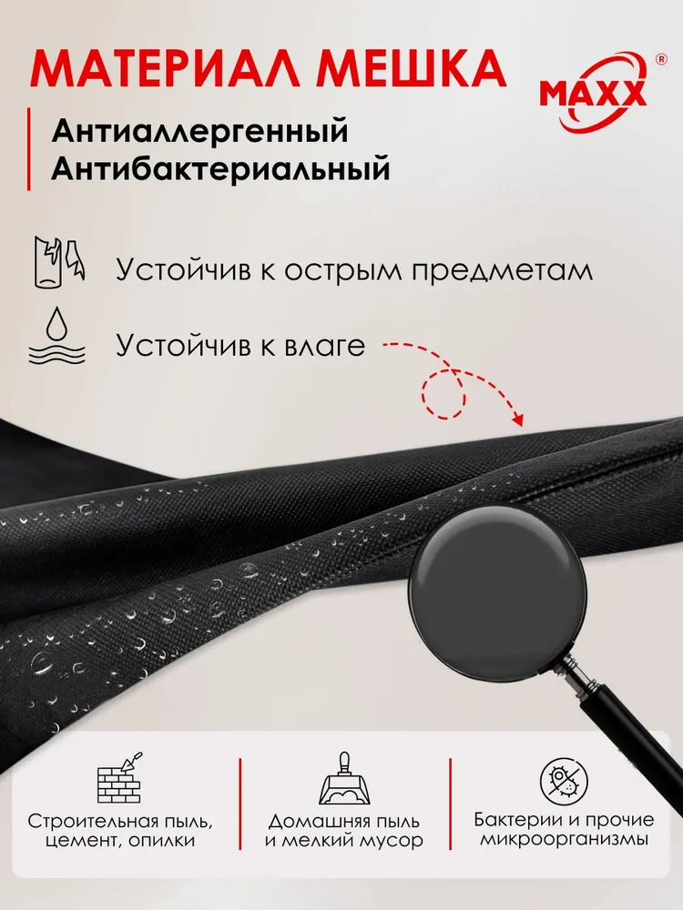 Мешок для пылесоса Denzel LVC20 28292, 30 28293, RVC30 28203, Пылесборник многоразовый, вариант, фото 2