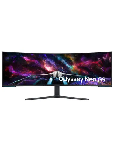 Samsung 57" Монитор Odyssey Neo G9 LS57CG952NIXCI (LS57CG952NIXCI), VA, 7680x2160, 240 Гц, Изогнутый экран, черный, белый
