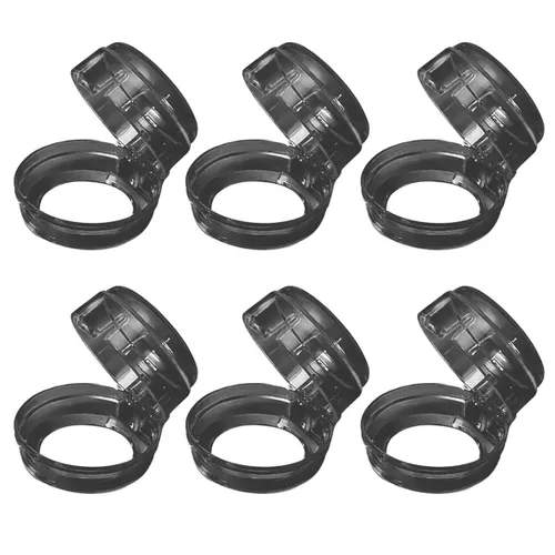 6 шт. защитных чехлов для ручек плиты, универсальные прозрачные чехлы с защитой от детей, термостойк